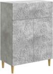 vidaXL Bufet Gri Beton 66 x 34, 5 x 90 cm Lemn prelucrat GartenMobel Dekor (895098) Comoda