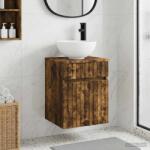 vidaXL Chiuveta de baie suspendata Stejar fumuriu 39 x 41 x 64, 5 cm GartenMobel Dekor (890557)