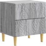 vidaXL Noptiera Sonoma gri 43 x 34, 5 x 48 cm Lemn prelucrat GartenMobel Dekor (894997)