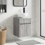 vidaXL Chiuveta de baie suspendata Sonoma gri 39 x 35 x 63 cm GartenMobel Dekor (890548)