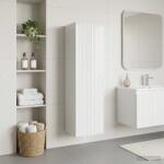 vidaXL Dulap Bathroom Montat pe Perete Alb foarte lucios GartenMobel Dekor (890526)
