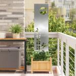 vidaXL Ecran de intimitate pentru gradina Argintiu 32 x 140 cm GartenMobel Dekor (876250)