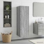 vidaXL Dulap Bathroom Montat pe Perete Sonoma gri 33 x 34, 5 x 100 cm GartenMobel Dekor (890528)