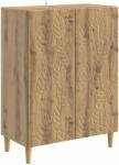 vidaXL Bufet Stejar Artizanal 66 x 34, 5 x 90 cm Lemn prelucrat GartenMobel Dekor (895054) Comoda