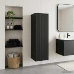 vidaXL Dulap Bathroom Montat pe Perete Negru 33 x 34, 5 x 60 cm GartenMobel Dekor (890533)