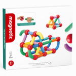 Bufnitel Set de constructie magnetic 3D pentru copii, 53 piese, Bufnitel (CH1362)