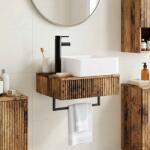 vidaXL Basin de spalare montat pe perete Lemn vechi 50 x 41 x 39 cm GartenMobel Dekor (890196)