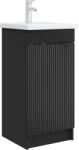 vidaXL Mobila de baie cu chiuveta Negru 42 x 40 x 84, 5 cm GartenMobel Dekor (890085)