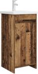 vidaXL Mobila de baie cu chiuveta Lemn vechi 42 x 40 x 84, 5 cm GartenMobel Dekor (890774)