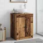 vidaXL Dulap de Baie Lemn vechi 54 x 41 x 70 cm Lemn prelucrat GartenMobel Dekor (890128)