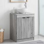 vidaXL Dulap de Baie Sonoma gri 54 x 41 x 70 cm Lemn prelucrat GartenMobel Dekor (890154)