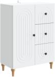 vidaXL Bufet cu sertar Alb 66 x 34, 5 x 90 cm Lemn prelucrat GartenMobel Dekor (894165) Comoda