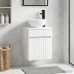 vidaXL Chiuveta de baie suspendata Alb 39 x 41 x 64, 5 cm GartenMobel Dekor (890552)