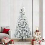 vidaXL Brad de Craciun artificial cu ramuri articulare Alb 210 cm GartenMobel Dekor (3397502)