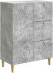 vidaXL Bufet Gri Beton 66 x 34, 5 x 90 cm Lemn prelucrat GartenMobel Dekor (895088) Comoda
