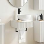 vidaXL Basin de spalare montat pe perete Alb 40 x 41 x 40, 5 cm GartenMobel Dekor (890178)