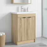 vidaXL Dulap de baie sub chiuveta Stejar Sonoma 78, 5 x 37, 5 x 81 cm GartenMobel Dekor (890106)