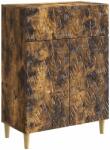 vidaXL Bufet Stejar fumuriu 66 x 34, 5 x 90 cm Lemn prelucrat GartenMobel Dekor (895100) Comoda