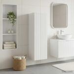vidaXL Dulap Bathroom Montat pe Perete Alb 33 x 34, 5 x 100 cm GartenMobel Dekor (890522)