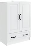 vidaXL Bufet cu sertar Alb 66 x 34, 5 x 92 cm Lemn prelucrat GartenMobel Dekor (895815) Comoda