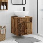 vidaXL Chiuveta de baie suspendata Lemn vechi 49 x 44, 5 x 66, 5 cm GartenMobel Dekor (890610)
