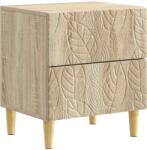 vidaXL Noptiera Stejar Sonoma 43 x 34, 5 x 48 cm Lemn prelucrat GartenMobel Dekor (894989)
