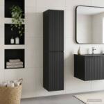 vidaXL Dulap Bathroom Montat pe Perete Negru 33 x 34, 5 x 160 cm GartenMobel Dekor (890643)