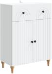 vidaXL Bufet cu sertar Alb 66 x 34, 5 x 90 cm Lemn prelucrat GartenMobel Dekor (894175) Comoda