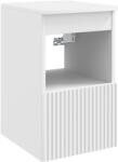vidaXL Dulap de Baie Alb 30 x 35 x 50 cm Lemn prelucrat GartenMobel Dekor (890482)
