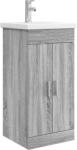 vidaXL Mobila de baie cu chiuveta Sonoma gri 42 x 40 x 84, 5 cm GartenMobel Dekor (890677)