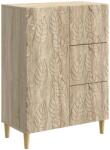 vidaXL Bufet Stejar Sonoma 66 x 34, 5 x 90 cm Lemn prelucrat GartenMobel Dekor (895087) Comoda