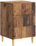 vidaXL Noptiera Lemn vechi 43 x 39, 5 x 66, 5 cm Lemn prelucrat GartenMobel Dekor (895023)