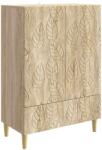 vidaXL Bufet Stejar Sonoma 66 x 34, 5 x 95 cm Lemn prelucrat GartenMobel Dekor (895127) Comoda