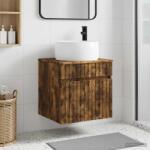 vidaXL Chiuveta de baie suspendata Stejar fumuriu 49 x 44, 5 x 66 cm GartenMobel Dekor (890617)