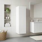 vidaXL Dulap Bathroom Montat pe Perete Alb 33 x 34, 5 x 100 cm GartenMobel Dekor (890652)