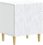 vidaXL Noptiera Alb 43 x 34, 5 x 50 cm Lemn prelucrat GartenMobel Dekor (895025)