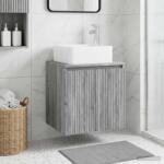 vidaXL Vanitate cu chiuveta montata pe perete Sonoma gri GartenMobel Dekor (890428)