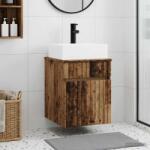 vidaXL Chiuveta de baie suspendata Lemn vechi 39 x 41 x 62, 5 cm GartenMobel Dekor (890580)