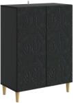 vidaXL Bufet Negru 66 x 34, 5 x 90 cm Lemn prelucrat GartenMobel Dekor (895046) Comoda