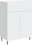 vidaXL Bufet cu sertar Alb 66 x 34, 5 x 92 cm Lemn prelucrat GartenMobel Dekor (894405) Comoda
