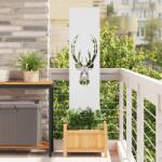 vidaXL Ecran de intimitate pentru gradina Animal Print Alb 32 x 140 cm GartenMobel Dekor (876260)