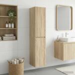 vidaXL Dulap Bathroom Montat pe Perete Stejar Sonoma GartenMobel Dekor (890644)