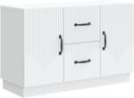 vidaXL Bufet cu sertar Alb 89 x 34, 5 x 57 cm Lemn prelucrat GartenMobel Dekor (895345) Comoda