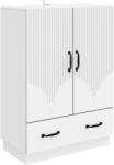 vidaXL Bufet cu sertar Alb 66 x 34, 5 x 92 cm Lemn prelucrat GartenMobel Dekor (895355) Comoda
