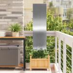 vidaXL Ecran de intimitate pentru gradina Argintiu 32 x 140 cm GartenMobel Dekor (876221)
