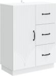 vidaXL Bufet cu sertar Alb 66 x 34, 5 x 87 cm Lemn prelucrat GartenMobel Dekor (895315) Comoda