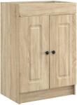 vidaXL Dulap de baie sub chiuveta Stejar Sonoma 78, 5 x 37, 5 x 81 cm GartenMobel Dekor (890016)