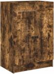 vidaXL Dulap de baie sub chiuveta Stejar fumuriu 56 x 37, 5 x 81 cm GartenMobel Dekor (890009)