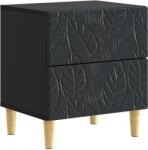 vidaXL Noptiera Negru 43 x 34, 5 x 48 cm Lemn prelucrat GartenMobel Dekor (894987)