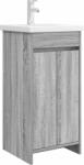 vidaXL Mobila de baie cu chiuveta Sonoma gri 42 x 40 x 84, 5 cm GartenMobel Dekor (890773)